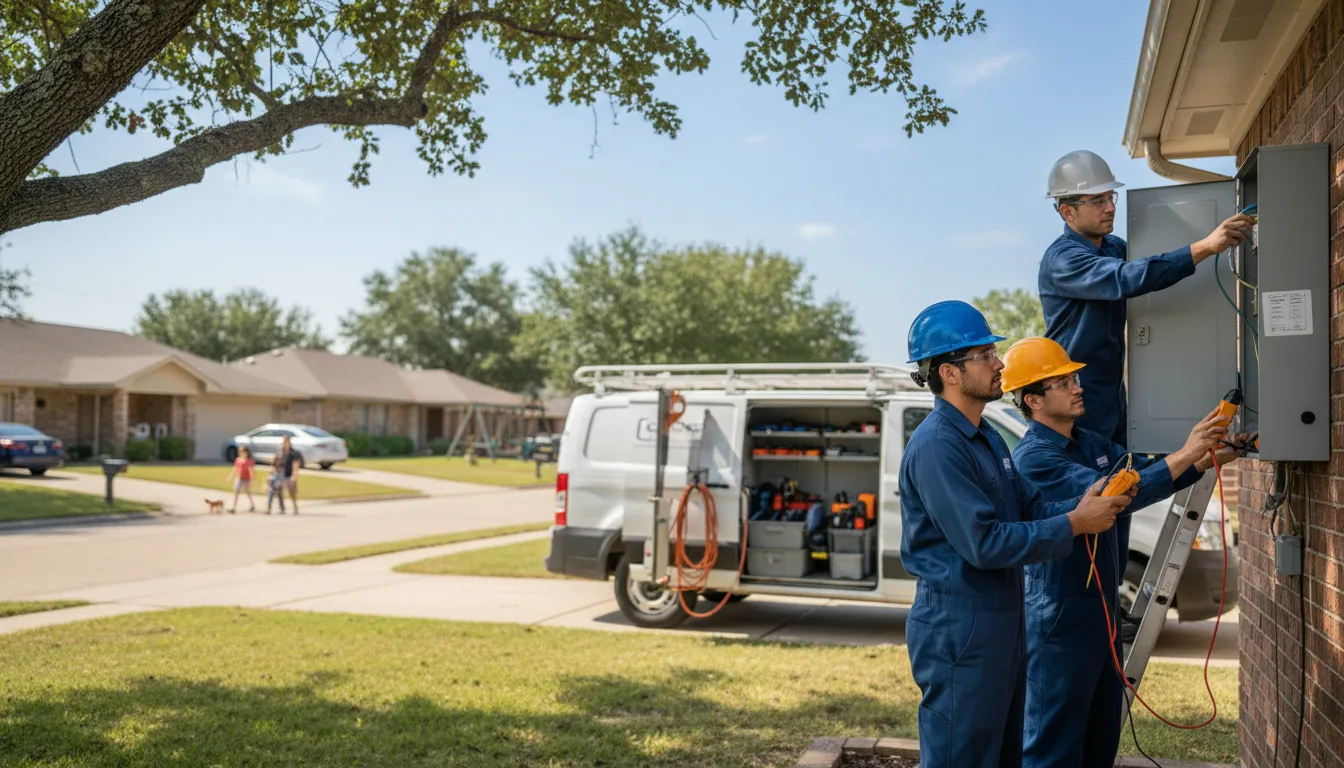 Certified electrician providing emergency electrical services in Youngsville, NY